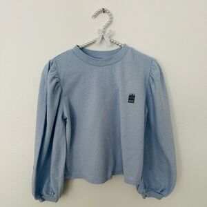 Hill House Light Blue Crew Neck Sweater